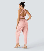 Kombinezon Harem Open Back