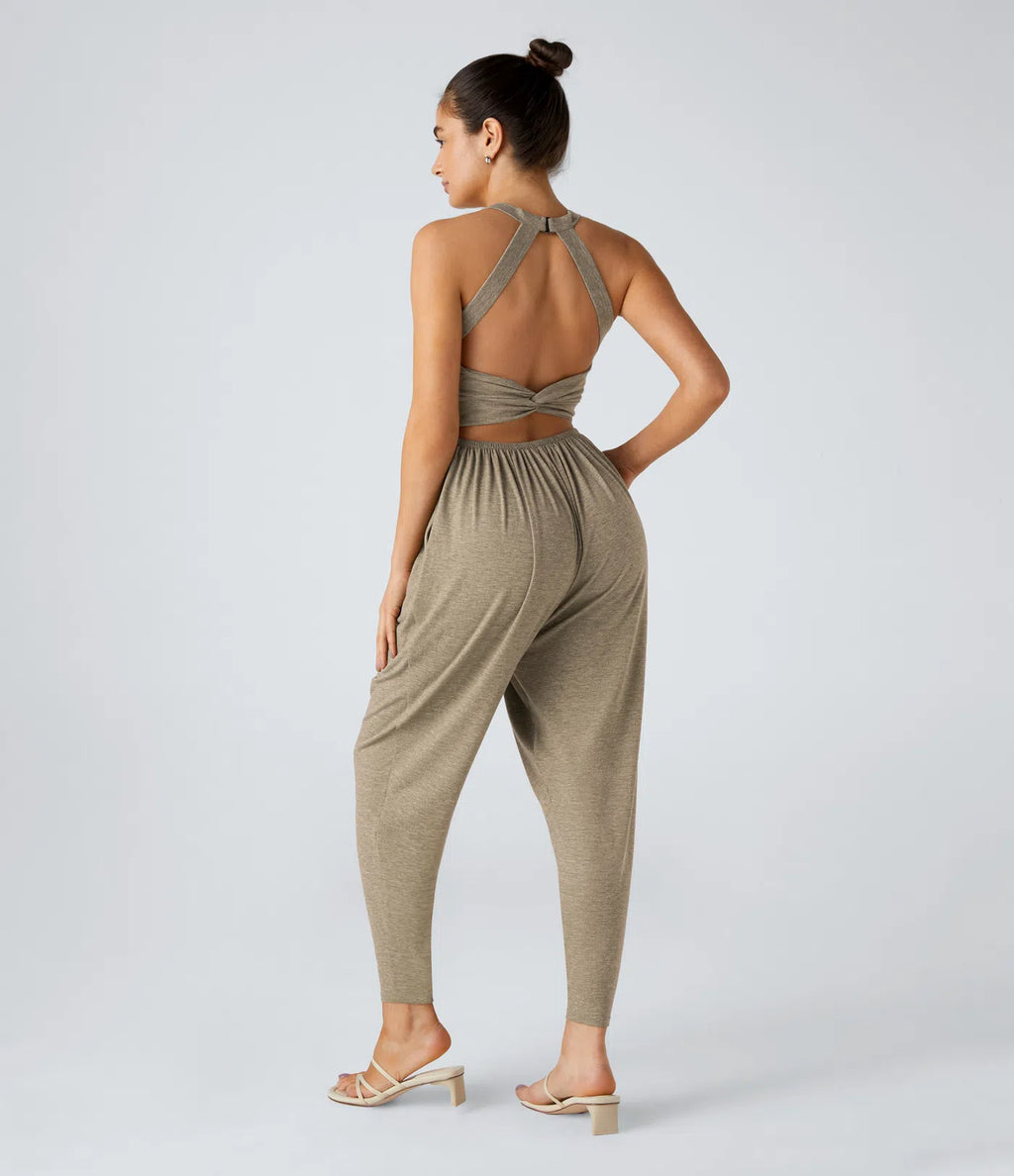 Kombinezon Harem Open Back
